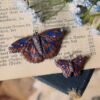 Naszyjnik z rzeźbą motyla mieniak strużnik (Unique Fantasy Objects)