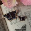 Naszyjnik z rzeźbą motyla rusałka żałobnik (Unique Fantasy Objects)