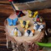 Przypinka z rzeźbami polskich motyli (Unique Fantasy Objects)