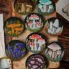 Magnes z namalowanymi grzybami polskimi (Unique Fantasy Objects)
