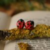 Małe kolczyki z biedronkami (Unique Fantasy Objects)