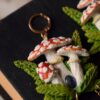 Kolczyki z muchomorami i labradorytem (Unique Fantasy Objects)