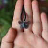 Naszyjnik z rzeźbą motyla czerwończyk uroczek (Unique Fantasy Objects)
