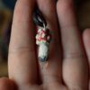 Mały naszyjnik z muchomorem i kryształem górskim (Unique Fantasy Objects)