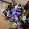 Naszyjnik z lakówką ametystową i trzmielem (Unique Fantasy Objects)