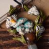Naszyjnik z pierścieniakiem i ćmą szewnicą miętówką (Unique Fantasy Objects)