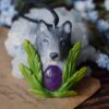 Naszyjnik z wilkiem i ametystem (Unique Fantasy Objects)