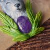 Naszyjnik z wilkiem i ametystem (Unique Fantasy Objects)