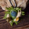 Naszyjnik z wstężykiem gajowym i labradorytem (Unique Fantasy Objects)