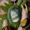 Naszyjnik z wstężykiem gajowym i labradorytem (Unique Fantasy Objects)