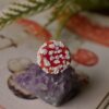 Regulowany pierścionek z kapeluszem muchomora (Unique Fantasy Objects)