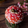 Stojak na biżuterię w kształcie muchomora z wstężykiem gajowym (Unique Fantasy Objects)