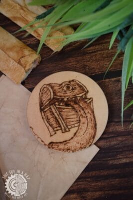 Wypalany magnes z mimikiem (This Guy in a Hat)