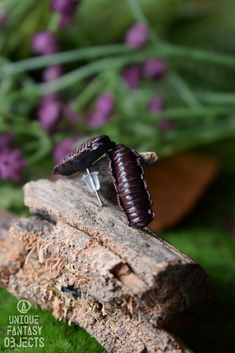 Małe kolczyki z leśnymi żyjątkami Małe kolczyki z leśnymi żyjątkami (Unique Fantasy Objects)