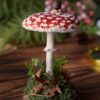 Stojak na biżuterię w kształcie muchomora z winniczkiem (Unique Fantasy Objects)