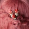 Wsuwka do włosów z rzeźbą muchomora (Unique Fantasy Objects)