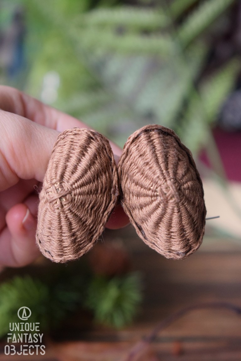 Kolczyki z koszyczkami pełnymi leśnych grzybków Kolczyki z koszyczkami pełnymi leśnych grzybków (Unique Fantasy Objects)