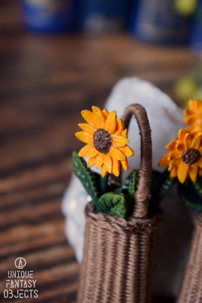 Kolczyki ze słonecznikami w koszyczku Kolczyki ze słonecznikami w koszyczku (Unique Fantasy Objects)