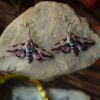 Kolczyki z rzeźbą motyla zmrocznik wilczomleczek (Unique Fantasy Objects)