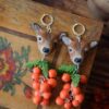 Kolczyki z sarną i jarzębiną (Unique Fantasy Objects)