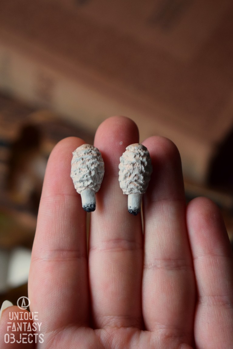 Małe kolczyki z leśnymi grzybami Małe kolczyki z leśnymi grzybami (Unique Fantasy Objects)