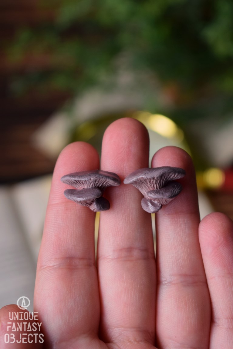 Małe kolczyki z leśnymi grzybami Małe kolczyki z leśnymi grzybami (Unique Fantasy Objects)