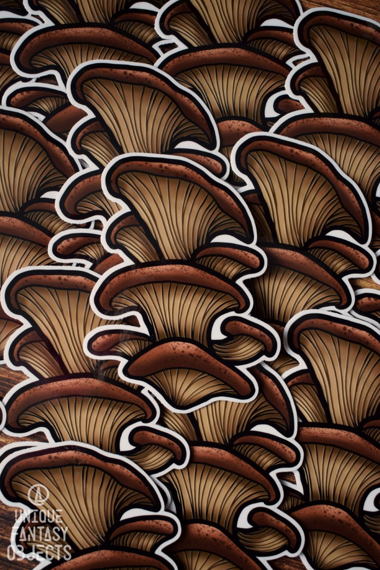 Naklejka z boczniakami Naklejka z boczniakami (Unique Fantasy Objects)