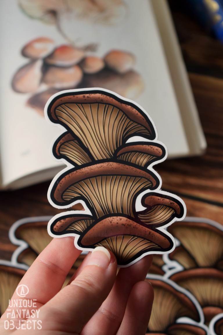 Naklejka z boczniakami Naklejka z boczniakami (Unique Fantasy Objects)