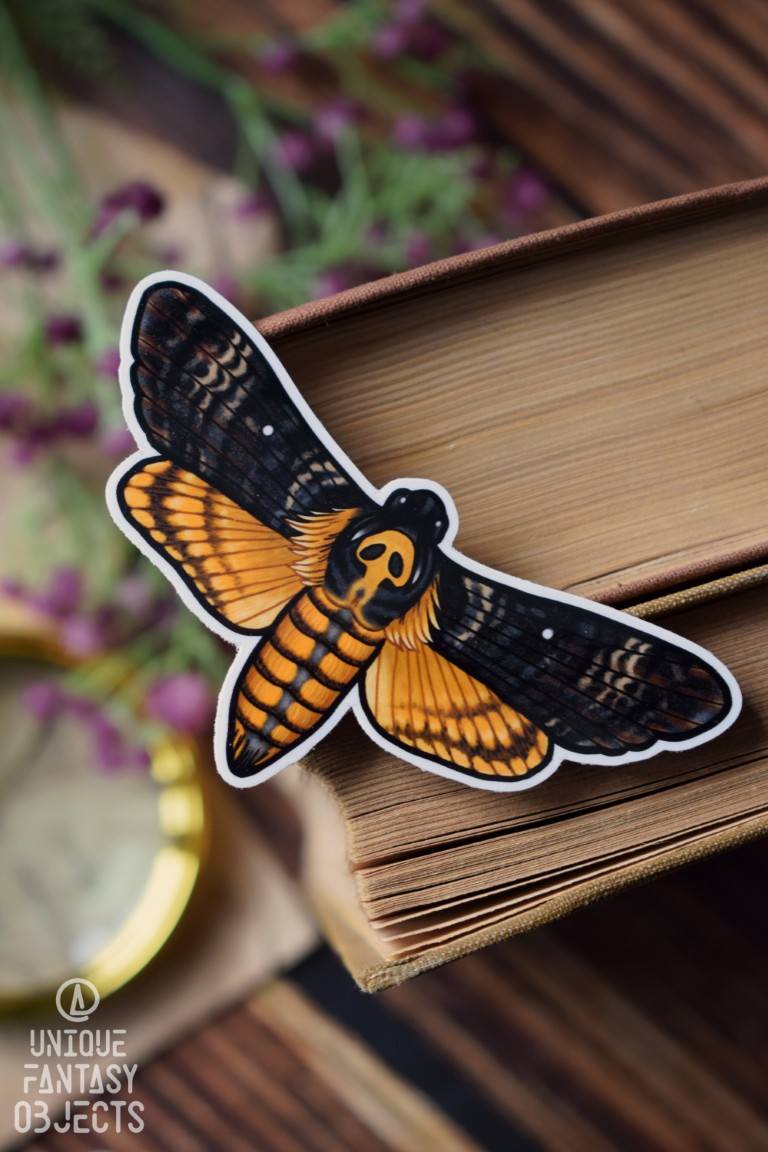 Naklejka ze zmierzchnicą trupią główką Naklejka ze zmierzchnicą trupią główką (Unique Fantasy Objects)