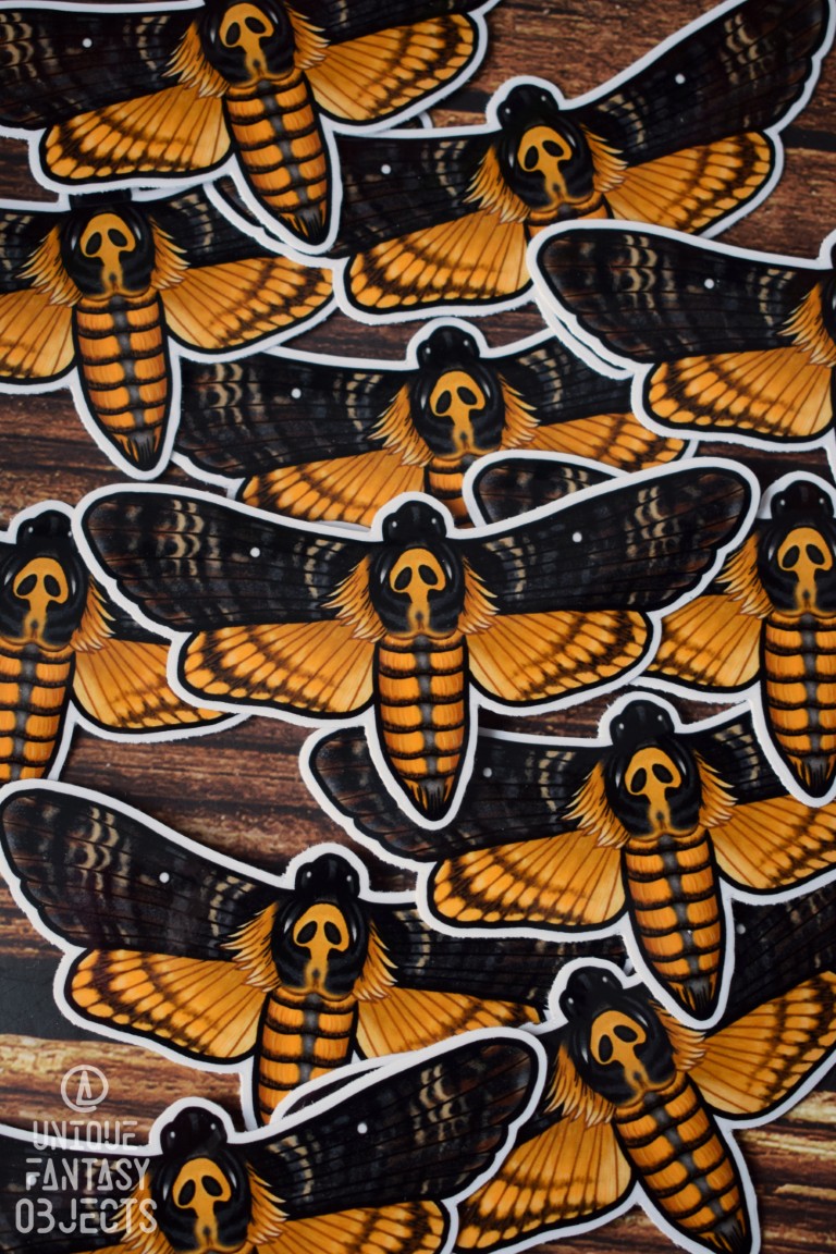 Naklejka ze zmierzchnicą trupią główką Naklejka ze zmierzchnicą trupią główką (Unique Fantasy Objects)