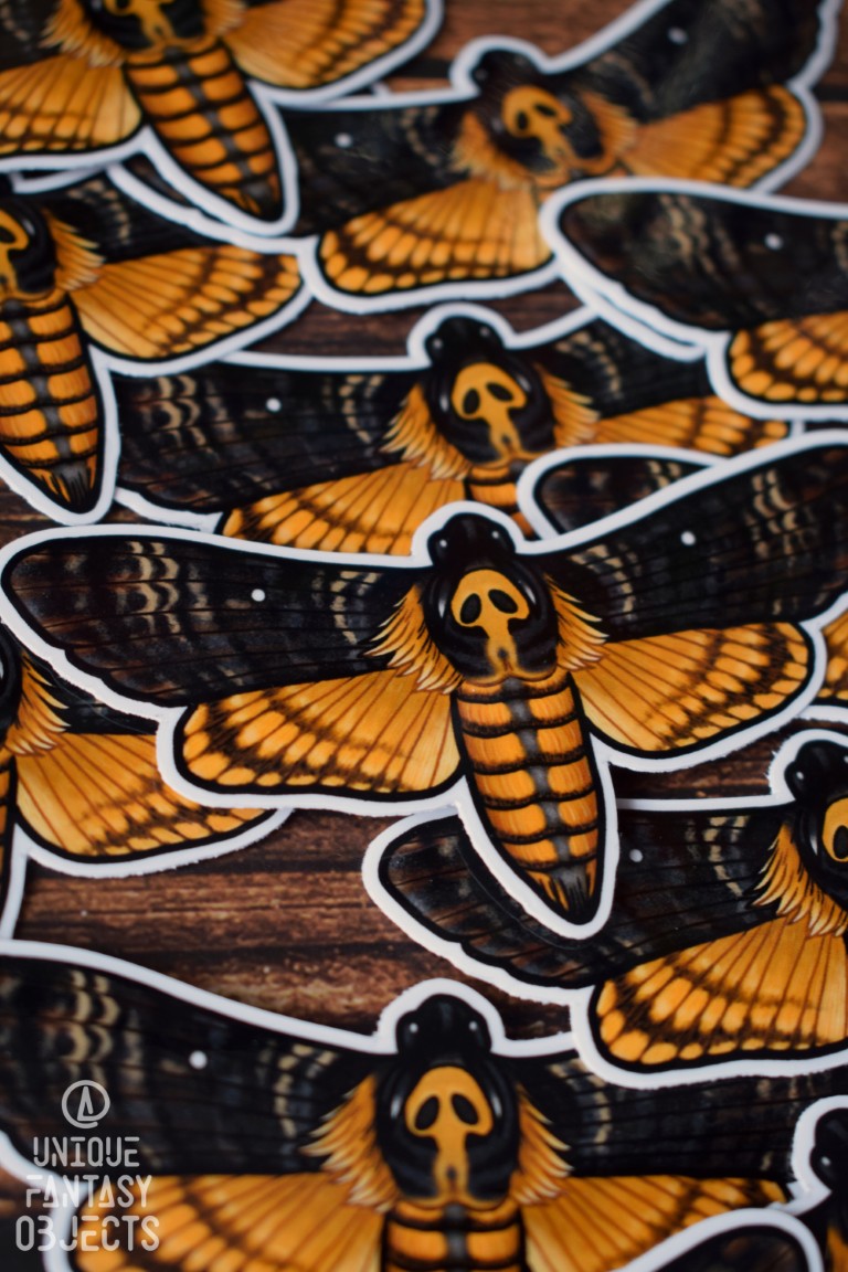 Naklejka ze zmierzchnicą trupią główką Naklejka ze zmierzchnicą trupią główką (Unique Fantasy Objects)