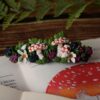 Spinka do włosów z muchomorami, malinami i jeżynami Spinka do włosów z muchomorami, malinami i jeżynami (Unique Fantasy Objects)