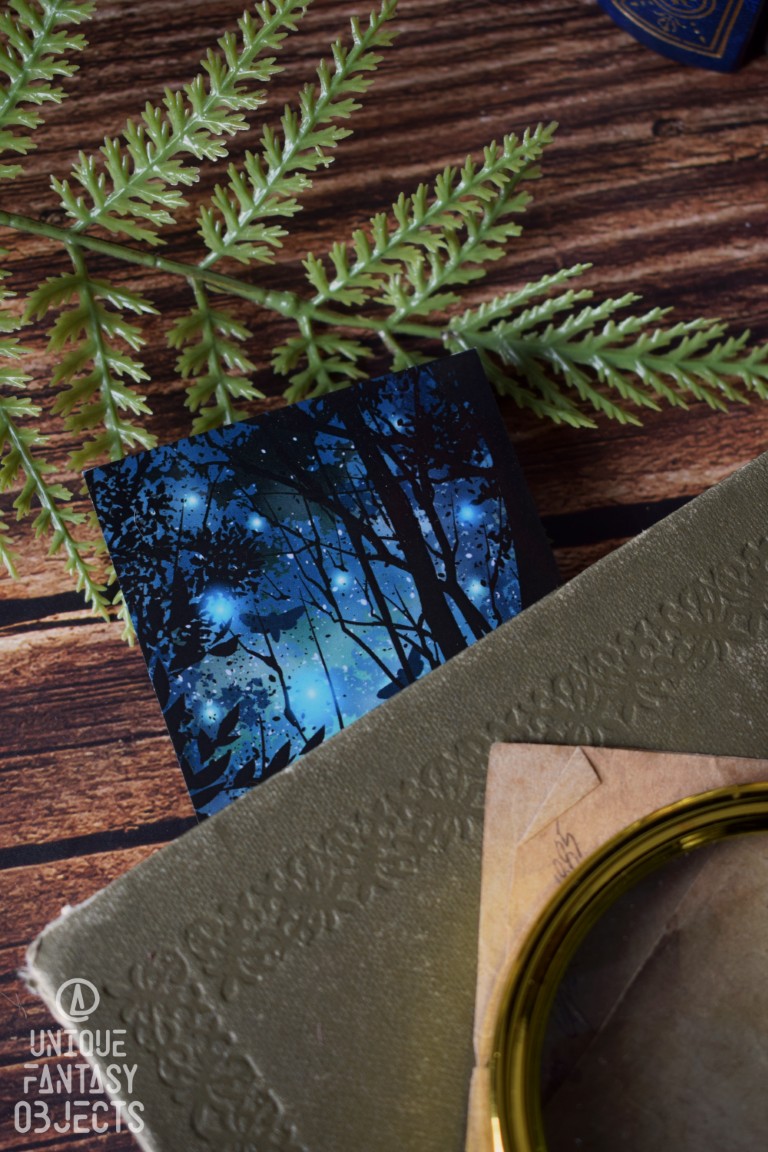 Zakładka z żabą na muchomorach w lesie Zakładka z żabą na muchomorach w lesie (Unique Fantasy Objects)