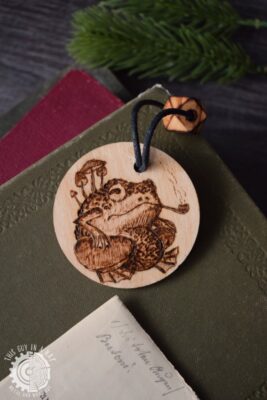 Wypalany magnes z żabą (This Guy in a Hat)