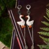 Kolczyki z gęsią i łańcuszkami Kolczyki z gęsią i łańcuszkami (Unique Fantasy Objects)