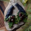 Kolczyki z krukami na liściu i żołędziami Kolczyki z krukami na liściu i żołędziami (Unique Fantasy Objects)