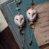 Kolczyki z płomykówką i łańcuszkami (Unique Fantasy Objects)