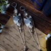 Kolczyki z wilkiem i łańcuszkami (Unique Fantasy Objects)
