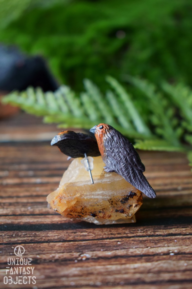 Małe kolczyki z ptakami polskimi Małe kolczyki z ptakami polskimi (Unique Fantasy Objects)