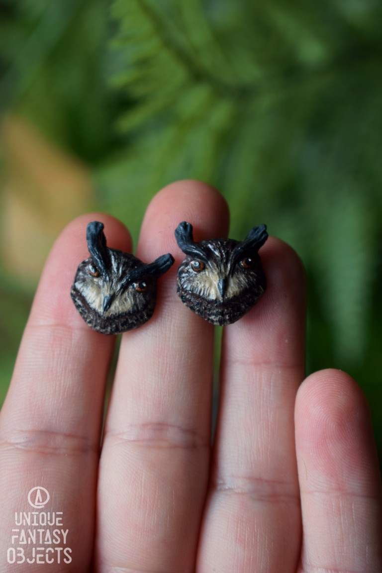 Małe kolczyki z ptakami polskimi Małe kolczyki z ptakami polskimi (Unique Fantasy Objects)