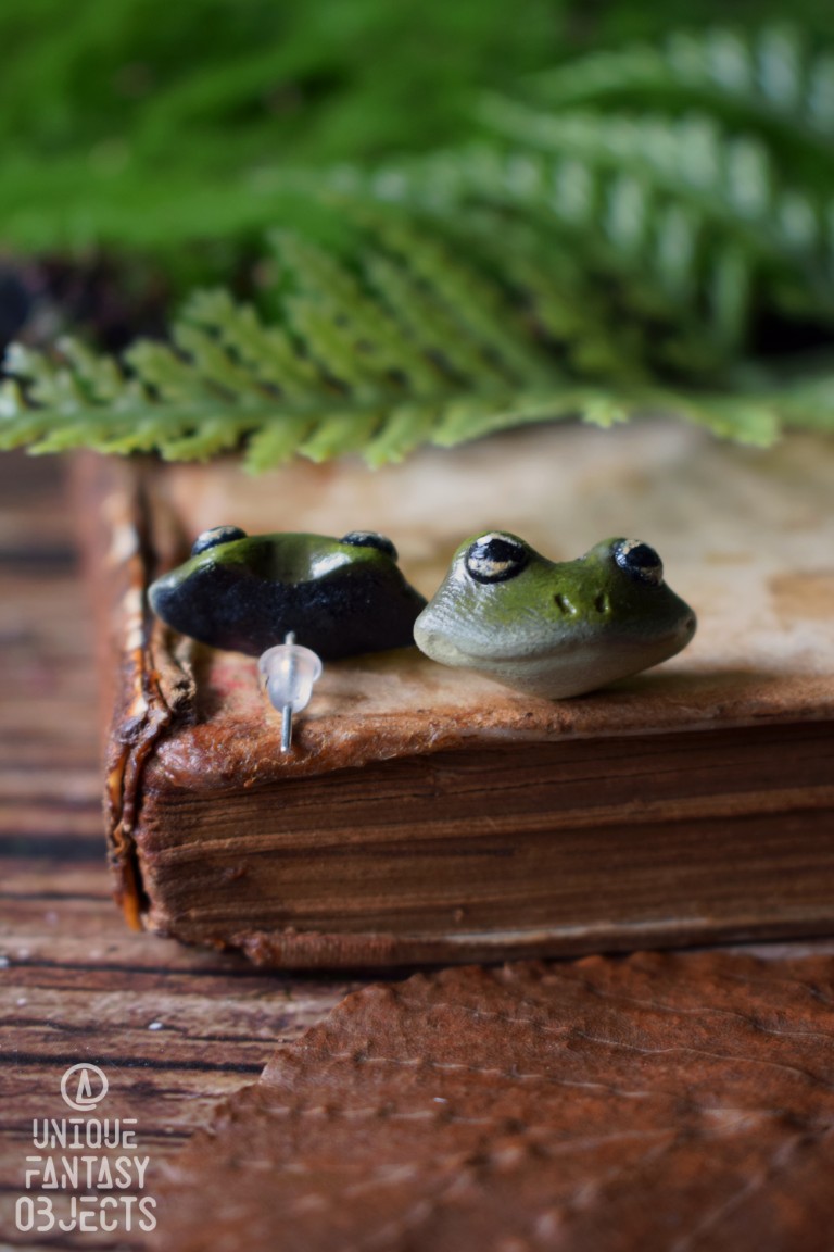Małe kolczyki z leśnymi żyjątkami Małe kolczyki z leśnymi żyjątkami (Unique Fantasy Objects)