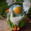 Naszyjnik z gęsią w lesie z jadeitem Naszyjnik z gęsią w lesie z jadeitem (Unique Fantasy Objects)