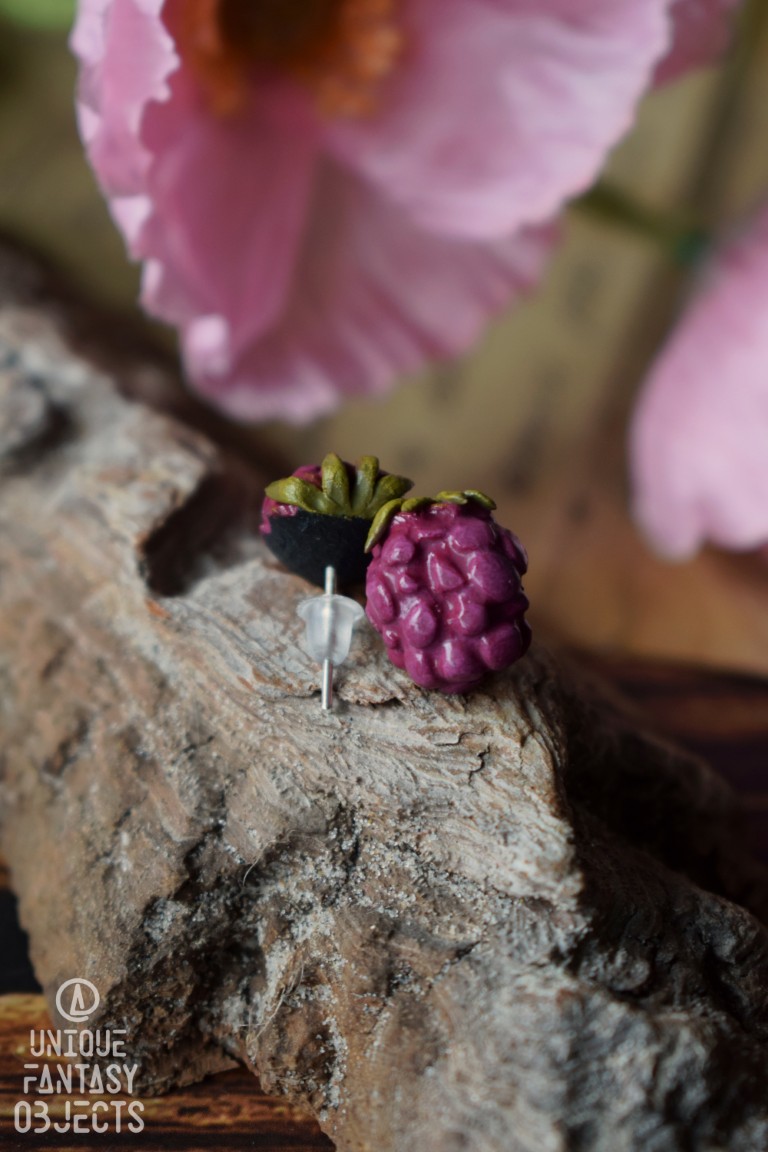 Małe kolczyki z malinami Małe kolczyki z malinami (Unique Fantasy Objects) (Unique Fantasy Objects)