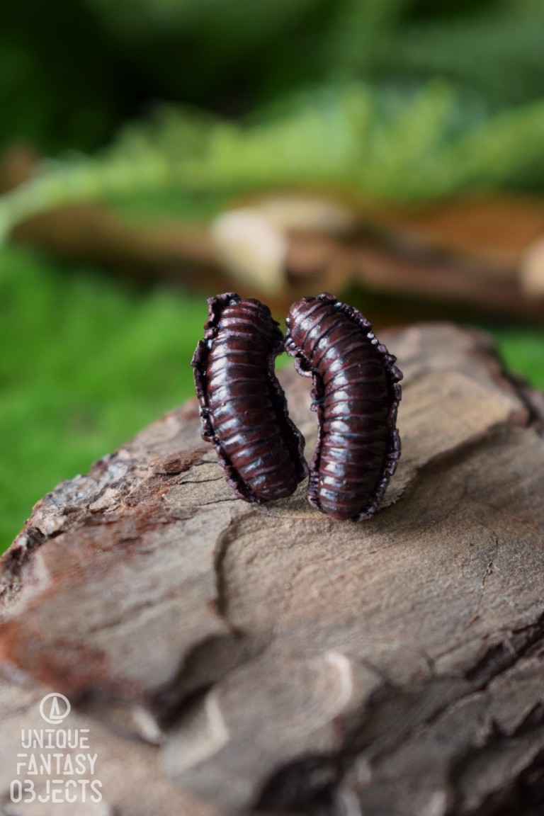 Małe kolczyki z leśnymi żyjątkami Małe kolczyki z leśnymi żyjątkami (Unique Fantasy Objects)