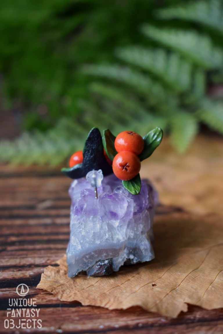 Małe kolczyki z jarzębiną Małe kolczyki z jarzębiną (Unique Fantasy Objects)