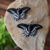 Kolczyki z rzeźbą motyla Papilio polymnestor Kolczyki z rzeźbą motyla Papilio polymnestor (Unique Fantasy Objects)