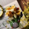 Naszyjnik z rzeźbą lili, biedronkami i kwarcem różowym Naszyjnik z rzeźbą lili, biedronkami i kwarcem różowym (Unique Fantasy Objects)