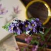 Spinka do włosów z sasanką i trzmielami (Unique Fantasy Objects)